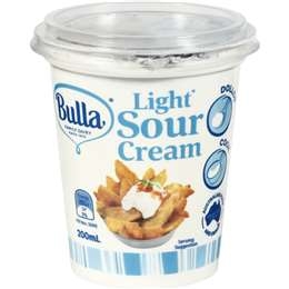Bulla Light Sour Cream 200ml