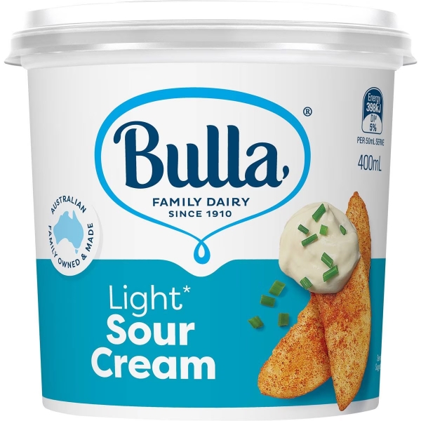 Bulla Light Sour Cream 400ml