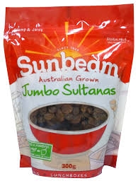 Sunbeam Jumbo Sultanas 300g