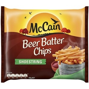 McCain Beer Batter Shoestring Chips 750g