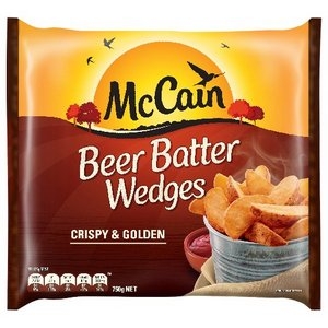 McCain Beer Batter Wedges 750g