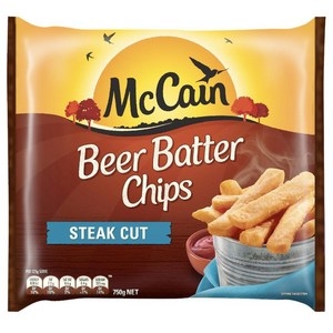 McCain Beer Batter Steak Cut Chips 750g