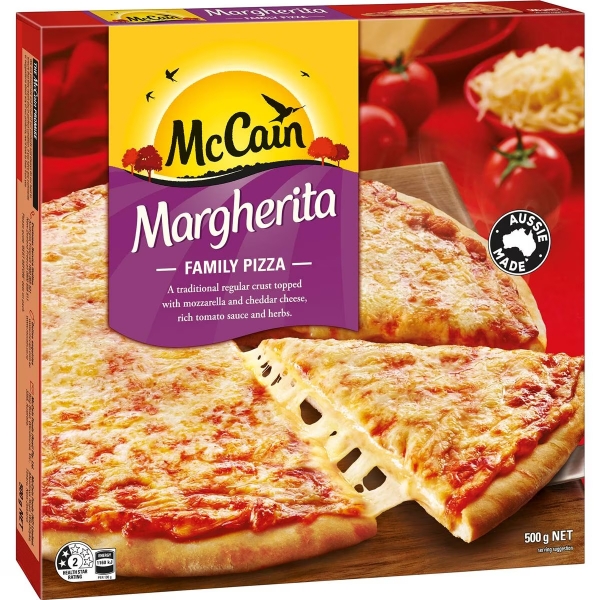 McCain Pizza Margherita Family Size 500g