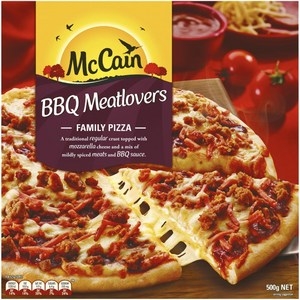 McCain Pizza BBQ Meatlovers Family Size 500g