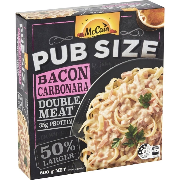 McCain Pub Size Bacon Carbonara 500g