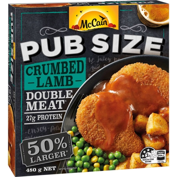 McCain Pub Size Lamb Crumbed 480g