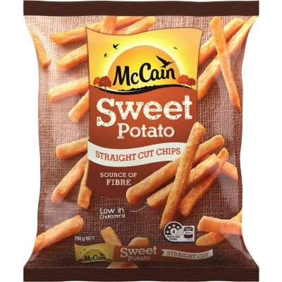 McCain Sweet Potato Chips Straight Cut 750g