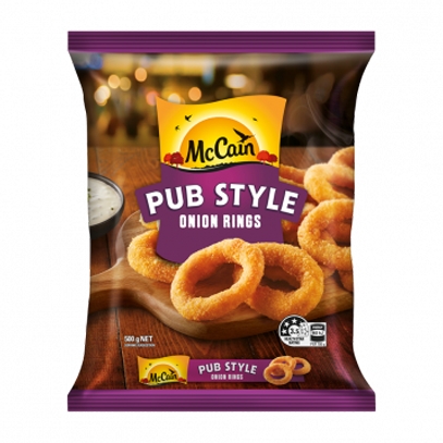 McCain Pub Style Onion Rings 500g