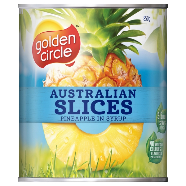 Golden Circle Pineapple Slices In Syrup 850g