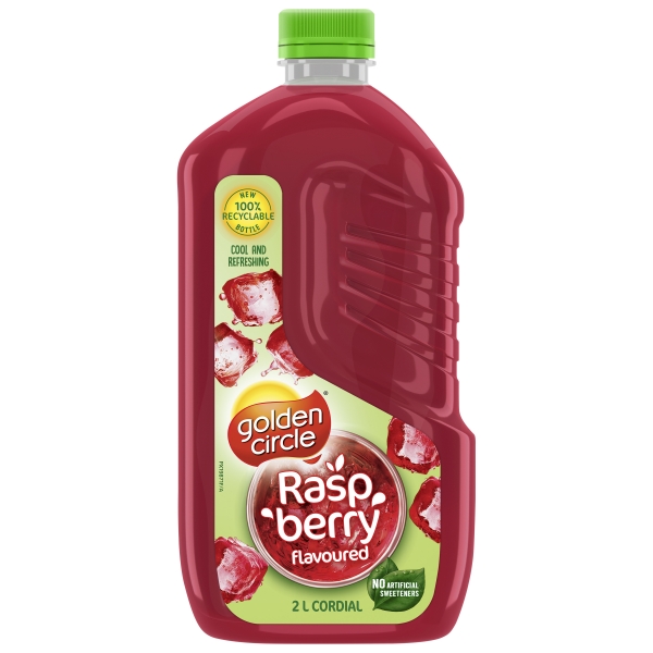 Golden Circle Cordial Raspberry 2lt