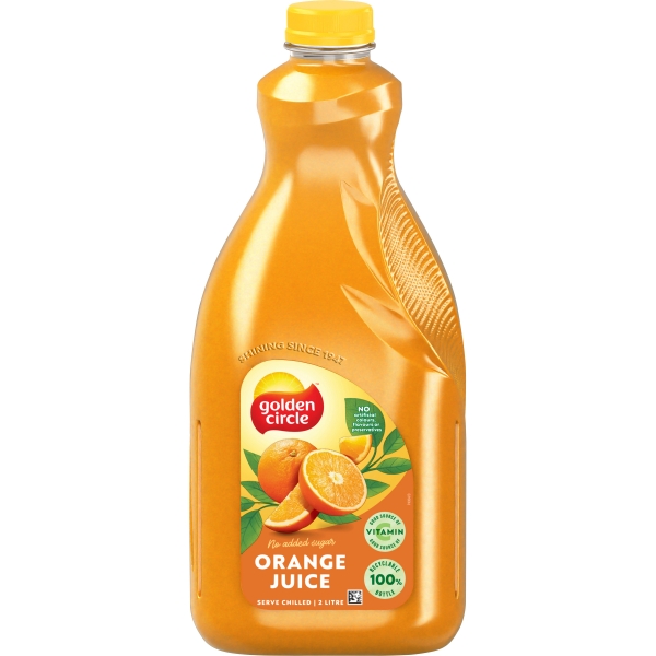 Golden Circle Orange Juice 2lt