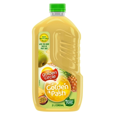 Golden Circle Cordial Golden Pash 2lt