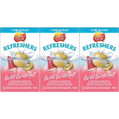 Golden Circle Refreshers Wild Waterfall 6 x 250ml