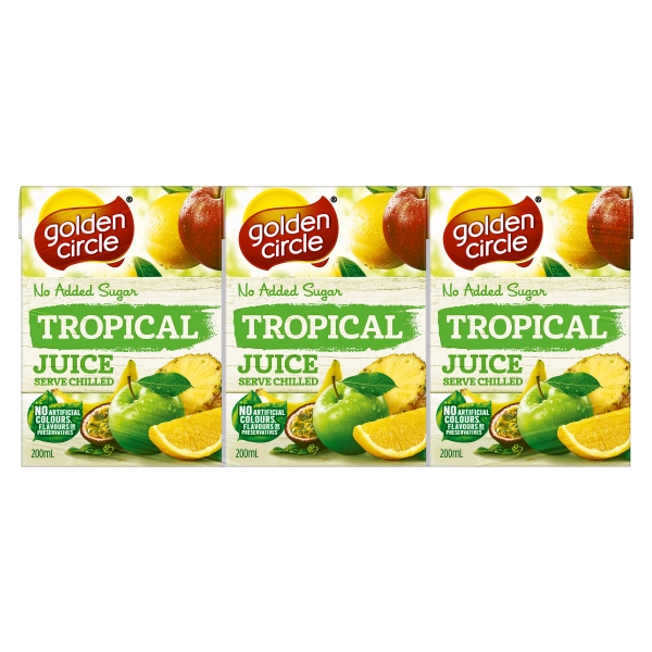 Golden Circle Tropical Juice 6 x 200ml