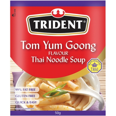 Trident Tom Yum Goong Thai Soup With Noodles 50g