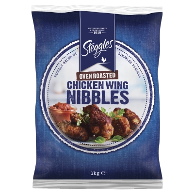 Steggles Chicken Wing Nibbles Oven Roasted 1kg