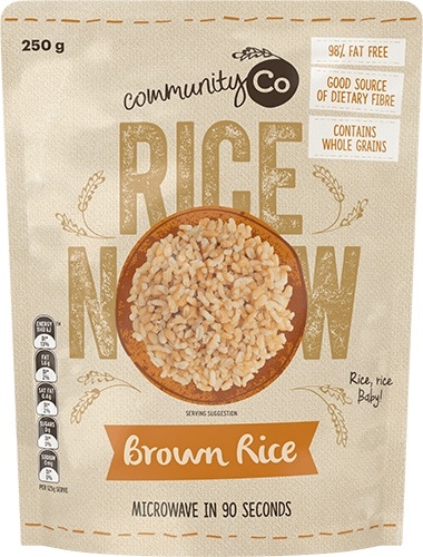 Community Co 90 Second Brown Rice 250g
