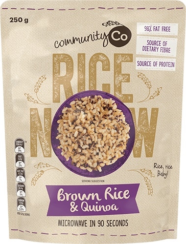 Community Co 90 Second Brown Rice & Quinoa 250g