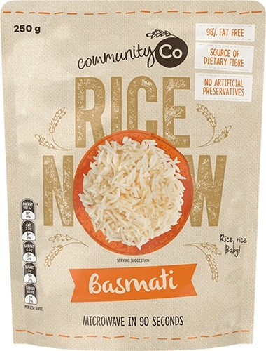 Community Co Microwave Rice Basmati 250g