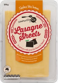 Community Co Fresh Pasta Lasagne Sheets 375g
