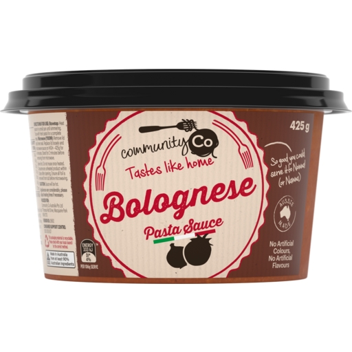 Community Co Fresh Sauce Bolognese 425g
