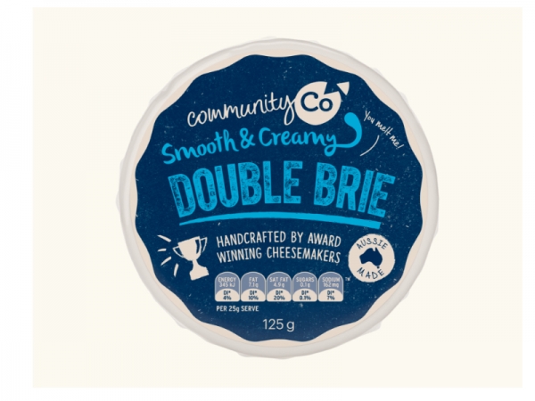 Community Co Cheese Brie Double 125g