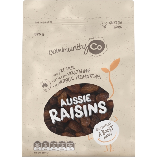 Community Co Raisins 375g