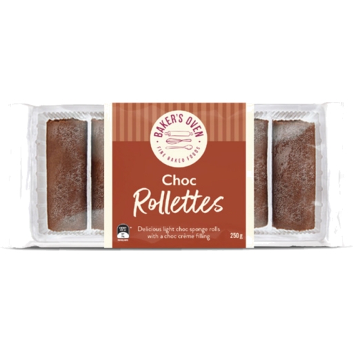 Baker's Oven Rollettes Chocolate 250g