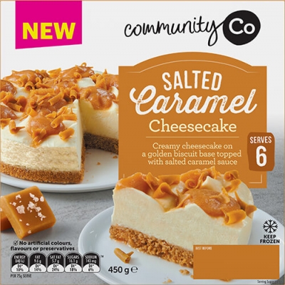 Community Co Cheesecake Salted Caramel 450g
