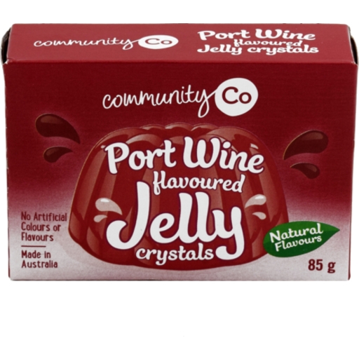 Community Co Jelly Crystals Natural Port Wine 85g