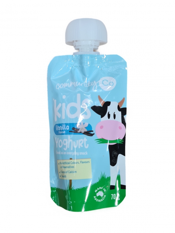 Community Co Kids Yoghurt Pouch Vanilla 70g
