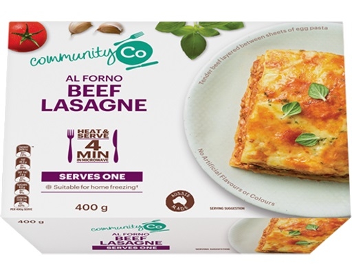 Community Co Beef Lasagne 400g