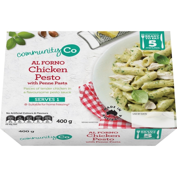 Community Co Chicken Pesto Penne 400g