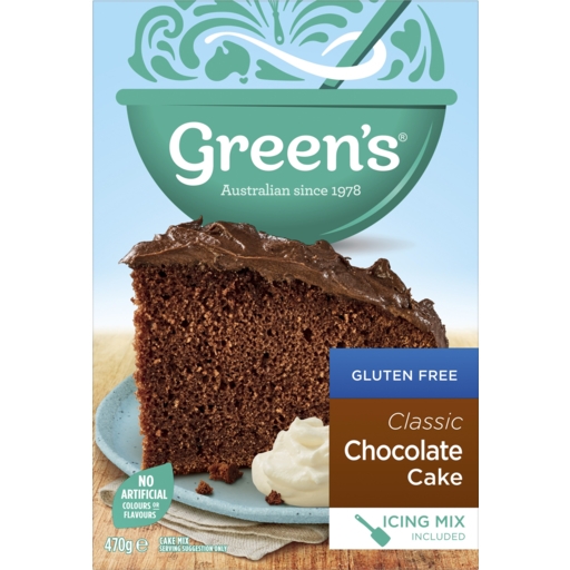 Greens Cake Mix Chocolate Gluten Free 470g
