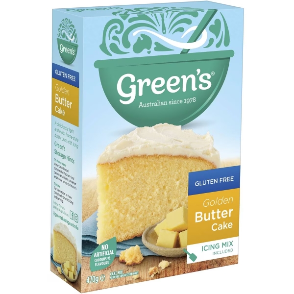 Greens Cake Mix Butter Cake Gluten Free 470g