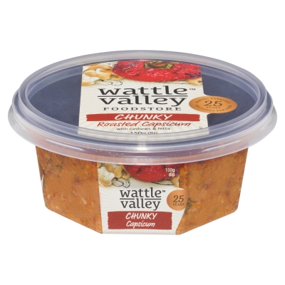 Wattle Valley Chunky Roasted Capsicum With Cashews & Feta 150g