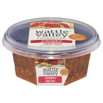 Wattle Valley Chunky Dip Chilli Red 150g