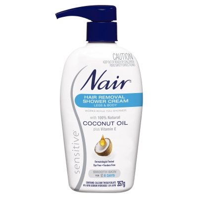 Nair Hair Removal Shower Cream Sensitive Coconut 357g