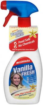 McLintocks Vanilla Fridge Wipe & Deodorizer 500ml