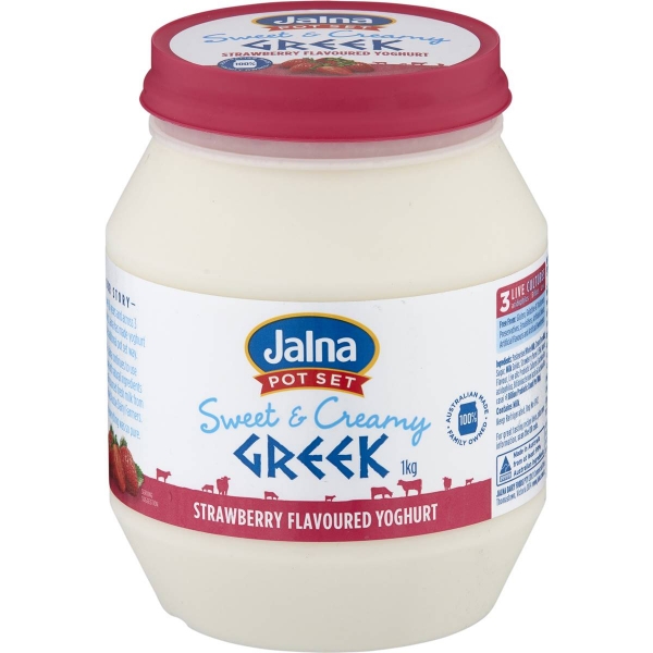 Jalna Sweet & Creamy Strawberry Yoghurt 1kg