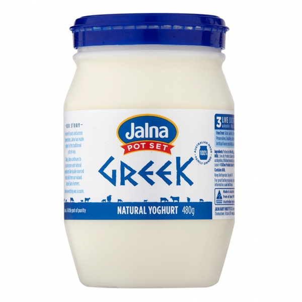 Jalna Natural Greek Yoghurt 480g