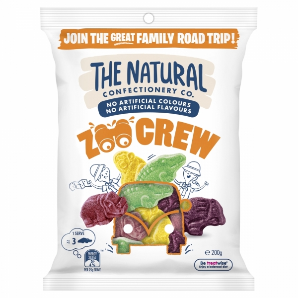 The Natural Confectionery Co Zoo Crew 200g