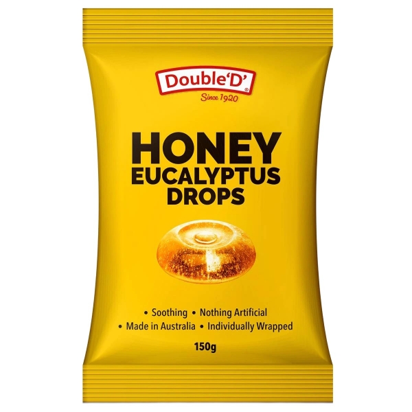 Double D Eucalyptus & Honey Drops 150g