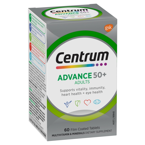 Centrum Advance 50+ Tablets 60 Pack