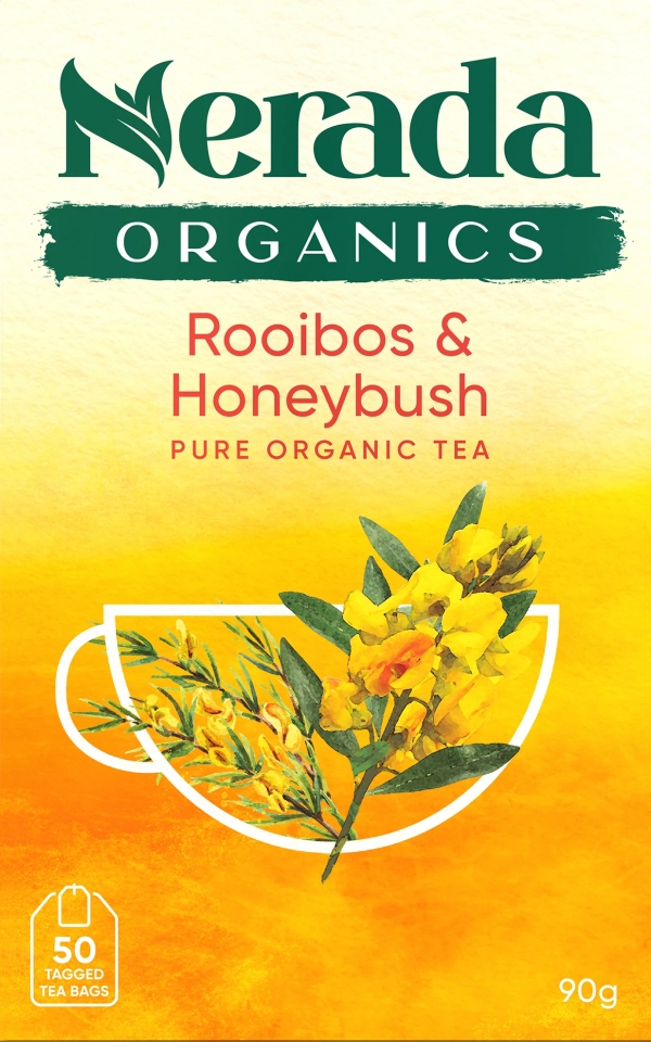 Nerada Organics Tea Bags Rooibos & Honeybush 50 Pack