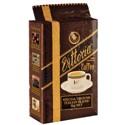 Vittoria Italian Blend Coffee Ground 1kg
