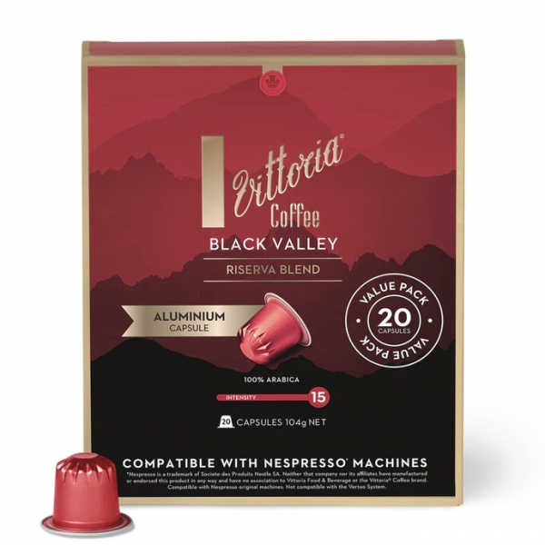 Vittoria Aluminium Capsules (Nespresso Compatible) BV 20 Pack