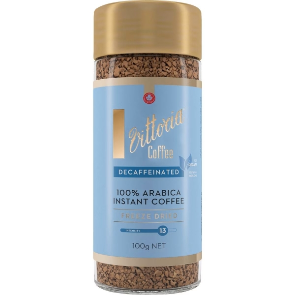 Vittoria Instant Coffee Decaffeinated 100g
