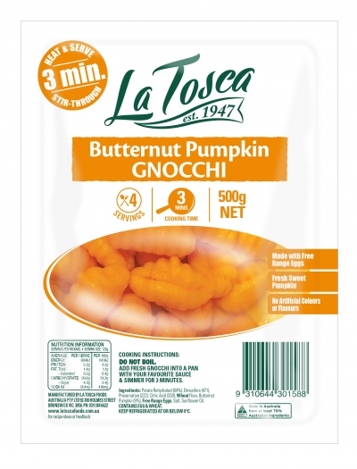 La Tosca Chunky Butternut Pumpkin Gnocchi 500g