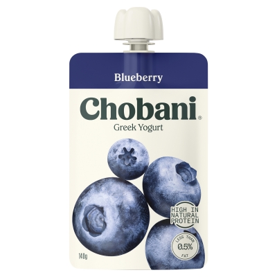 Chobani Yoghurt Pouch Blueberry 140g